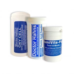 Oxy cell, Humivite Plus Blood Cleanser and Humic Acid PowderCombo